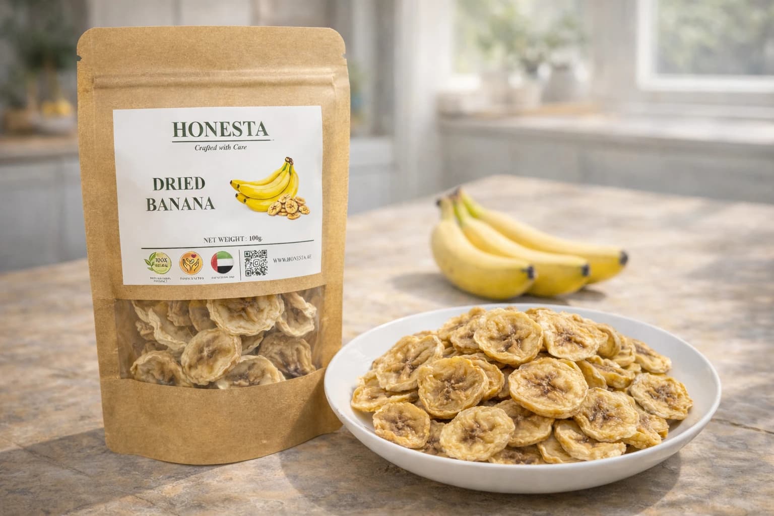 Natural Banana Snack