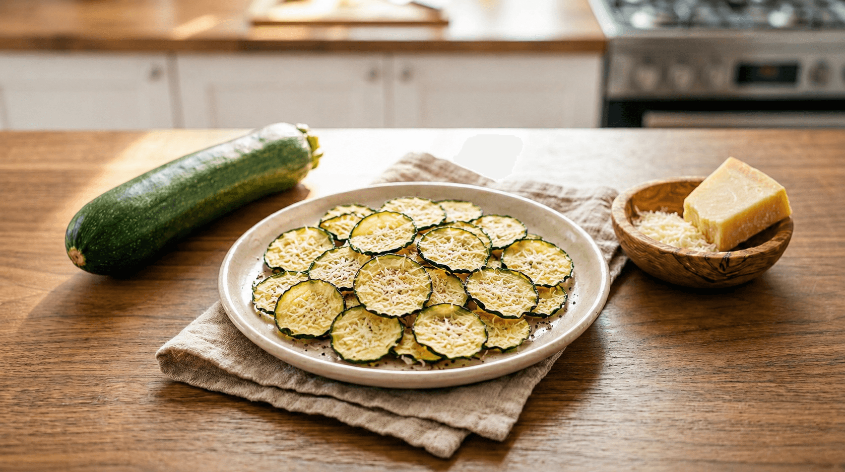 DRIED ZUCCHINI WITH PARMESAN